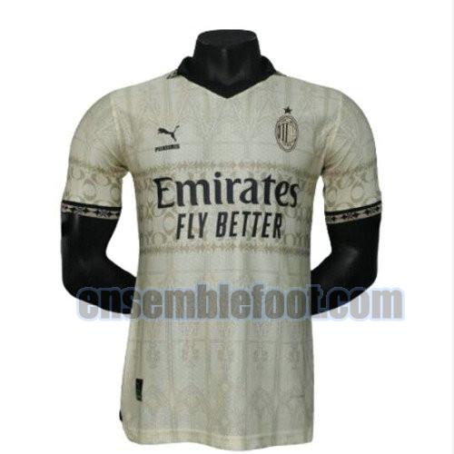 maillots ac milan 2023-2024 player version speciale eefa beige