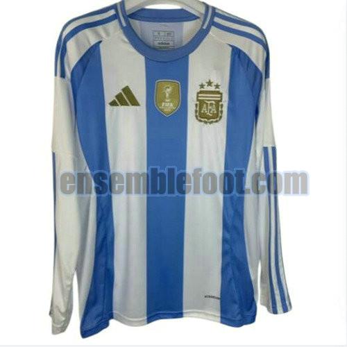 maillots argentine 2024 manche longue domicile