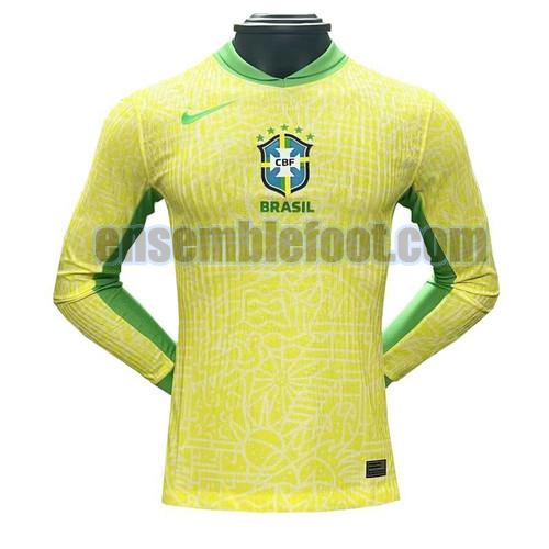 maillots brasile 2023-2024 manche longue domicile