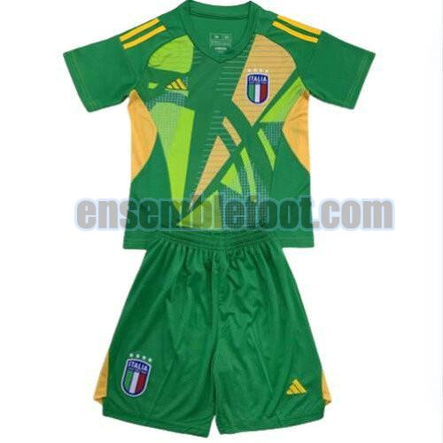 maillots italie 2024-2025 enfant verde gardien