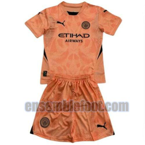 maillots manchester city 2024-2025 enfant arancia gardien